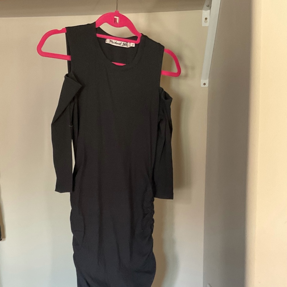 Shoulder Cut Maxi Dress